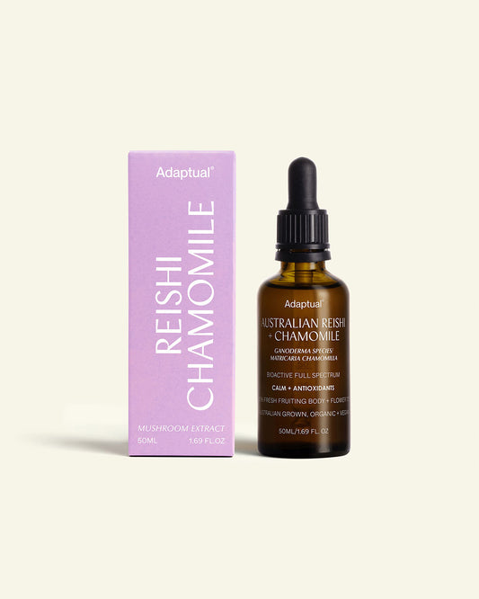 Australian Grown Reishi + Chamomile Tincture- Back in stock